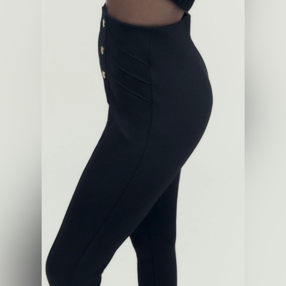 Zara black leggings high rise, size S - Picture 3 of 5